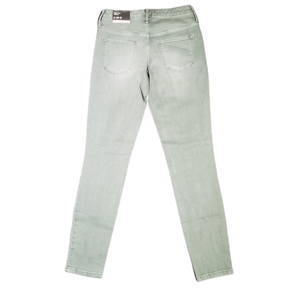 NWT | Mossimo High Rise Sage Green Skinny Jeans - Picture 3 of 8